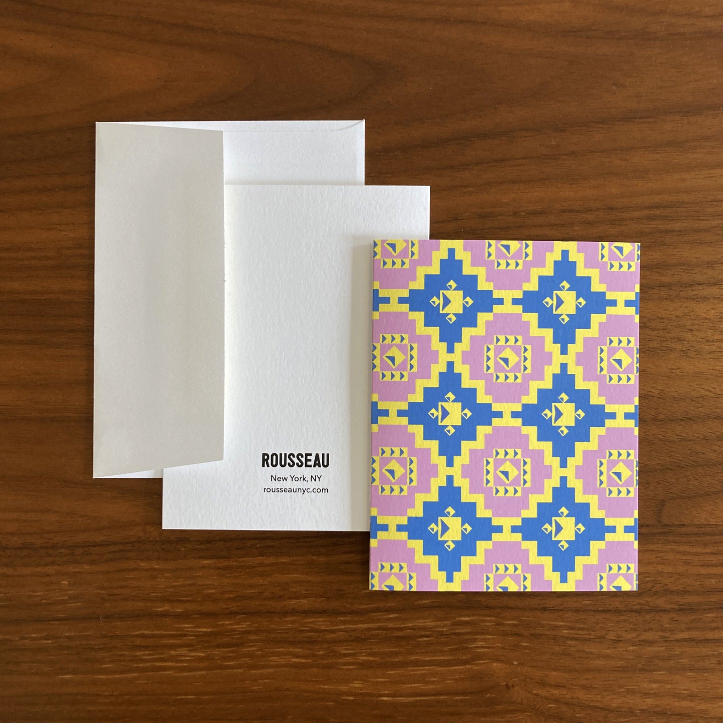 Folded Notecards, Coverlet Geo, Set of Six