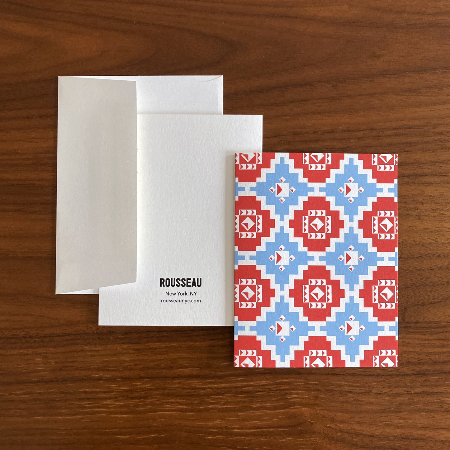 Folded Notecards, Coverlet Geo, Set of Six