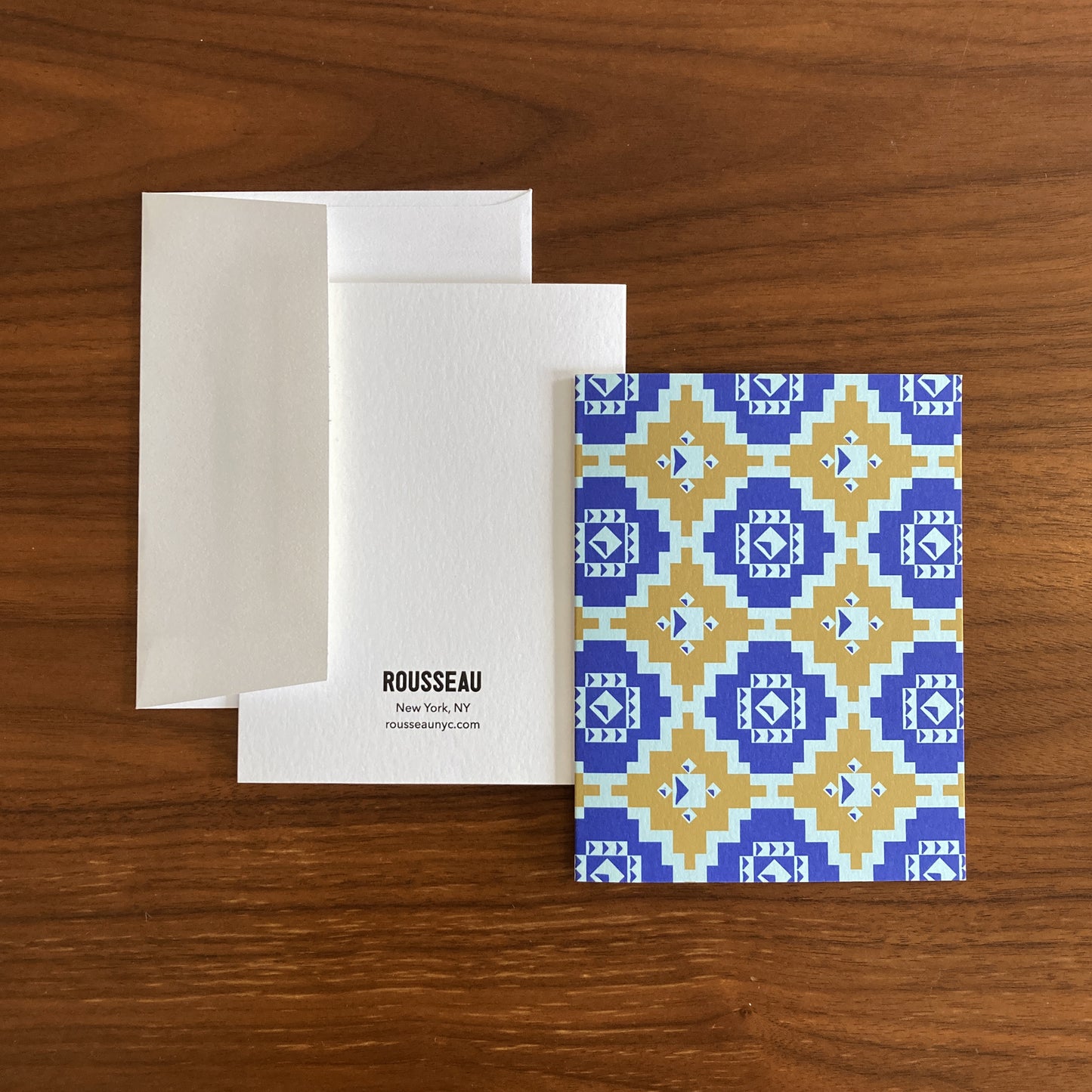 Folded Notecards, Coverlet Geo, Set of Six