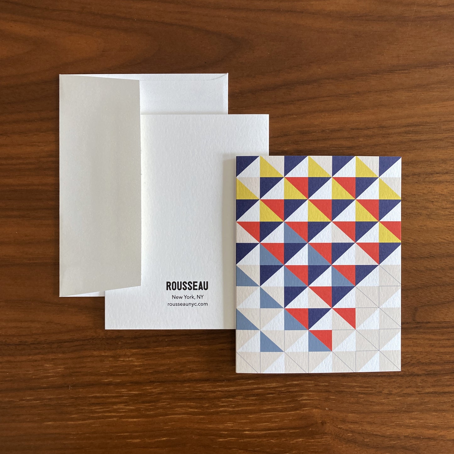 Folded Notecards, Sixteen Geo, Set of Six