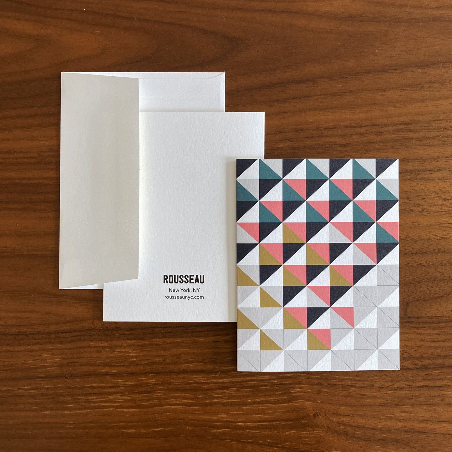 Folded Notecards, Sixteen Geo, Set of Six