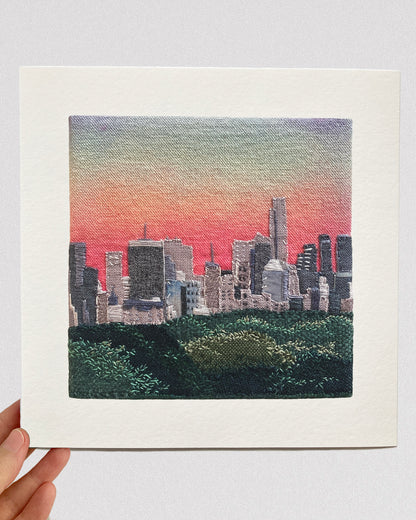 PREORDER Overlooking Central Park 8x8 Inch Print