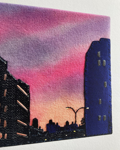 PREORDER Lower Manhattan Silhouette 8x8 Inch Print