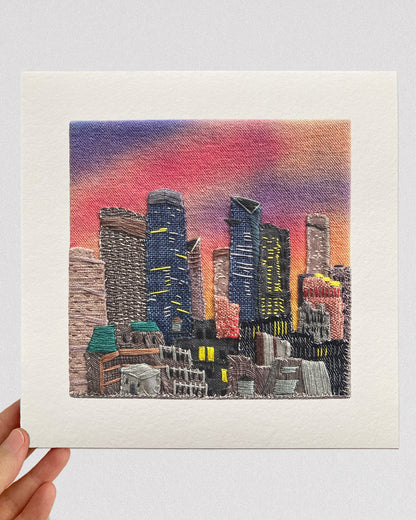 PREORDER Towering Manhattan 8x8 Inch Print