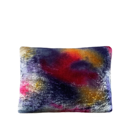 Hand Painted Throw Pillow, Abstract Twilight, 12 x 16