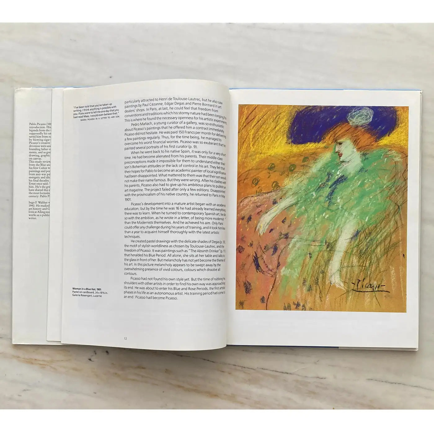 Pablo Picasso: 1881-1973 Genius of the Century Book, Printed in Germany, 1986