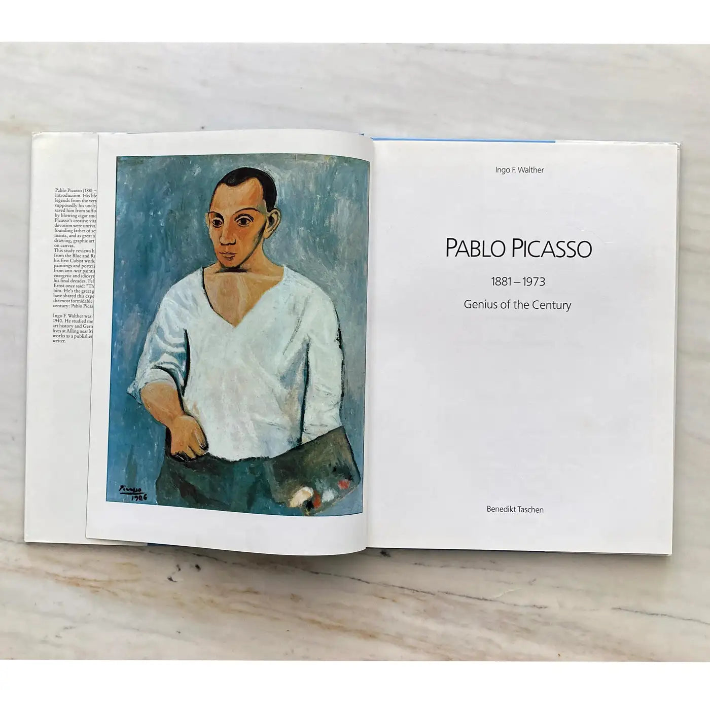 Pablo Picasso: 1881-1973 Genius of the Century Book, Printed in Germany, 1986