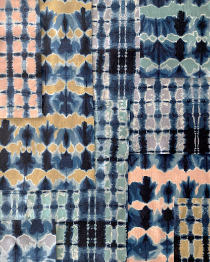Ripple Fabric in Silver