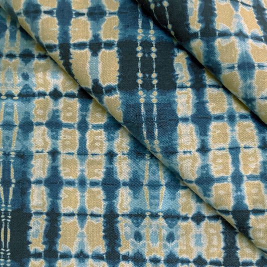 Ripple Fabric in Gold