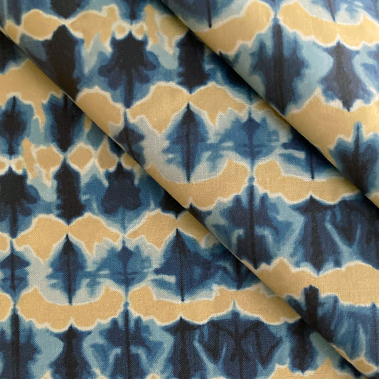 Wave Fabric in Gold
