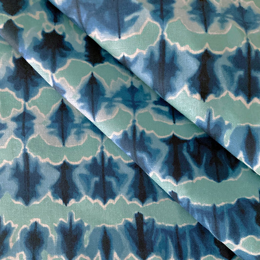 Wave Fabric in Jade