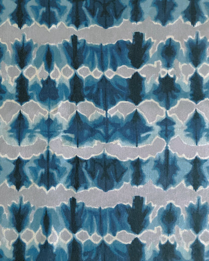 Wave Fabric in Silver