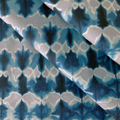 Wave Fabric in Silver