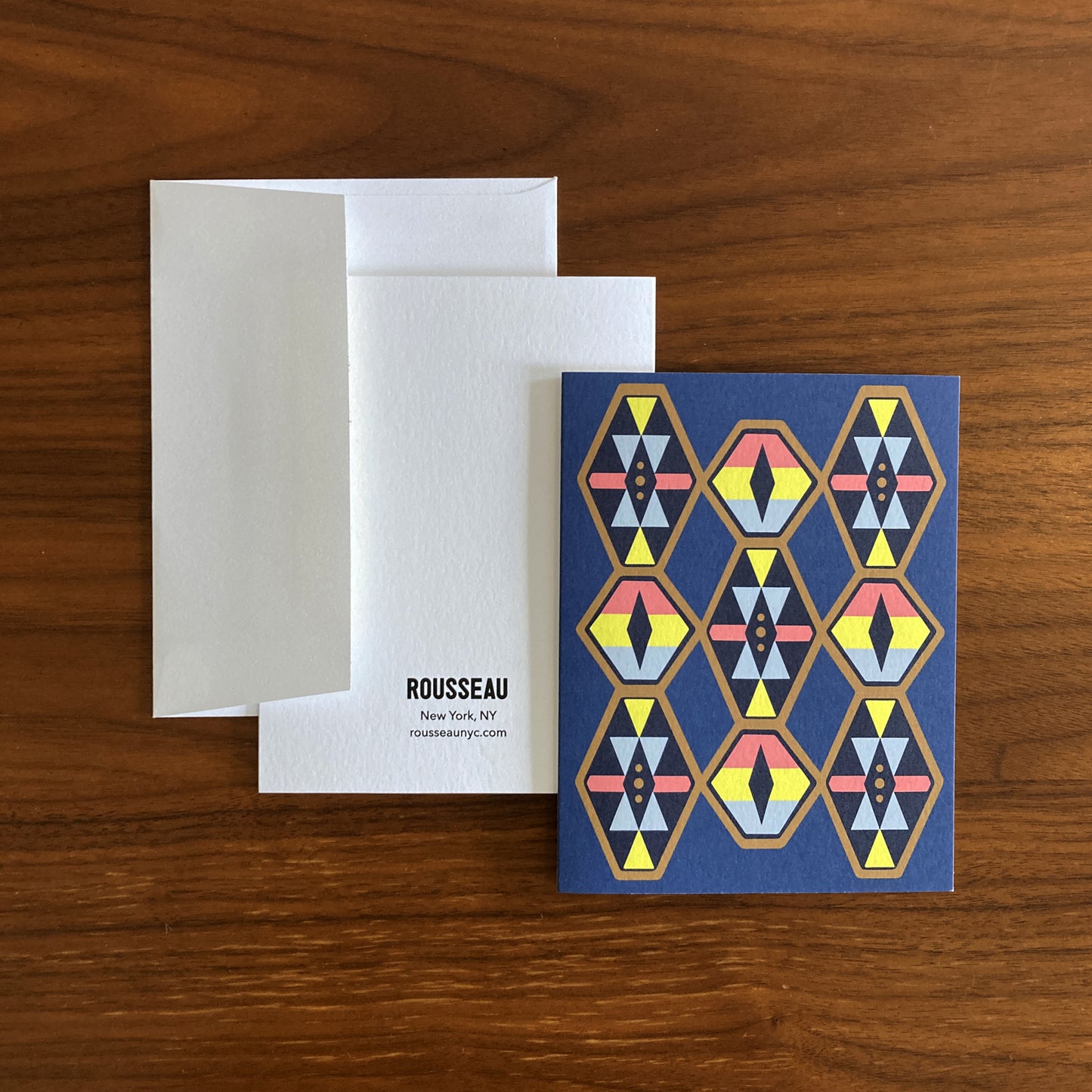 Folded Notecards, Bold Geo, Set of Six