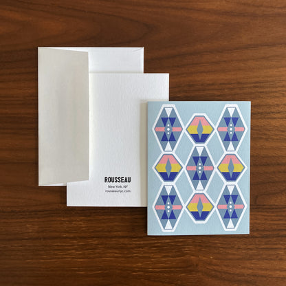 Folded Notecards, Bold Geo, Set of Six