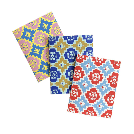 Folded Notecards, Coverlet Geo, Set of Six