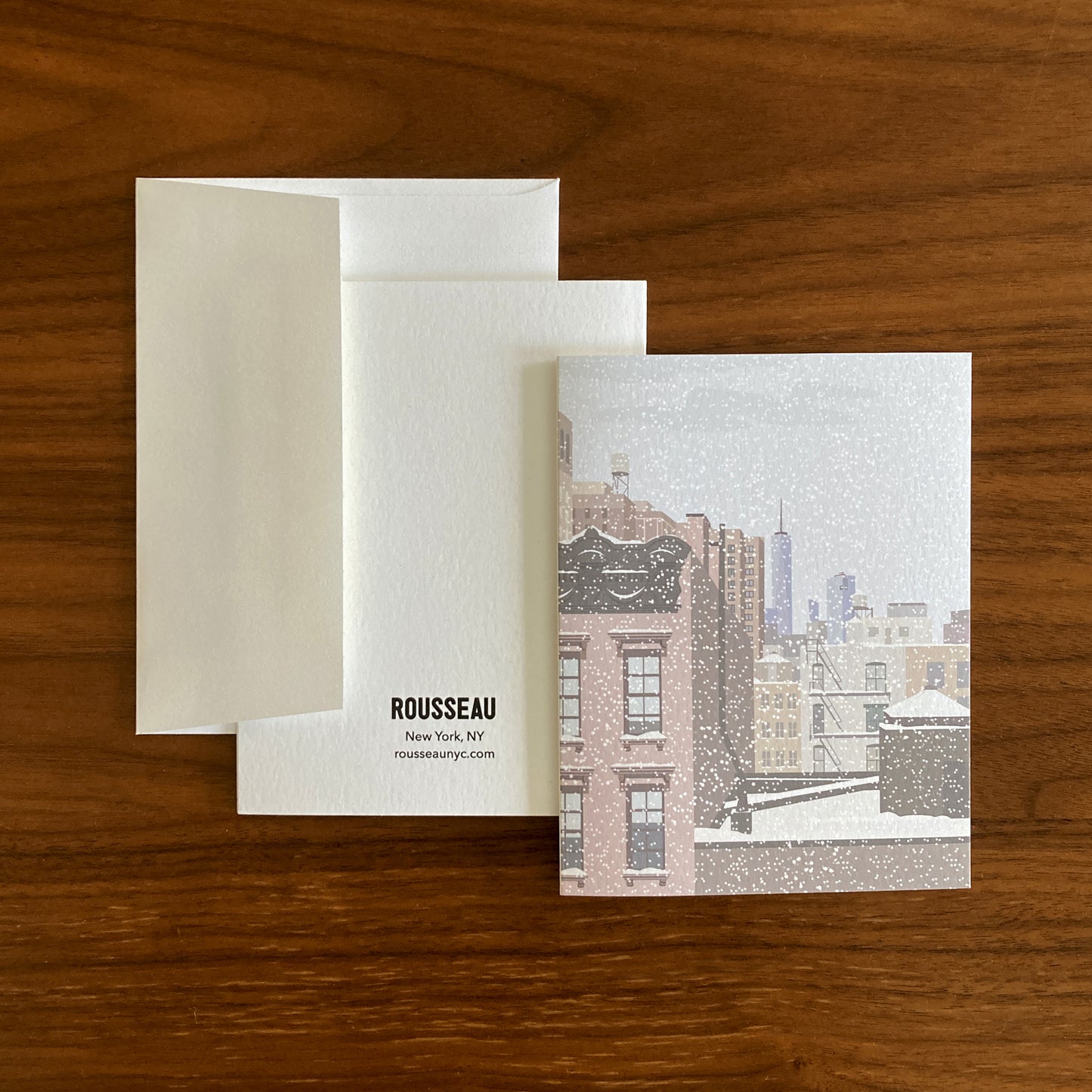 Folded Notecards, Holiday NYC, Set of Six